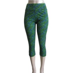 F & F Capri Active Leggings with Side Cutout Mesh (WG1714#48)