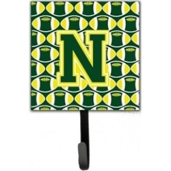 Carolines Treasures CJ1075-NSH4 Letter N Football Green & Yellow Leash