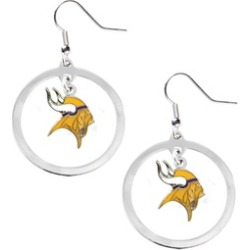 Sports Team Logo NFL Floating Logo Hoop Earring Set Charm Gift