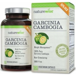 NatureWise Pure Garcinia Cambogia, Supports Weight Loss 180 count