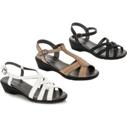 Rasolli Gloria Women's Low Wedge Sandals