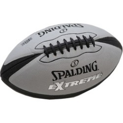 11-1/2" Spalding Extreme Football (Silver/Black) - Inflated/ Football Games