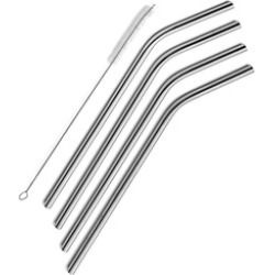 Stainless Steel Bent Curve Drinking Straws