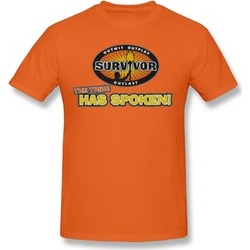 DSGAW Survivor Tribe Has Spoken Logo Tv Show Tshirts Orange