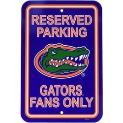 Fremont Die 50218 NCAA Florida Gators Plastic Parking Sign