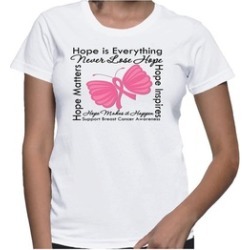 COST Womens Breast Cancer Hope Is Everything T-Shirt