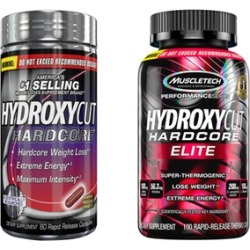 Hydroxycut Hardcore (60-Count) and Hardcore Elite (100-Count) Weight-Loss Supplements