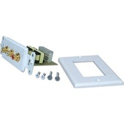 Qvs Hdtv Composite Video With Stereo Audio Rca Wallplate
