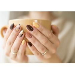 One or Two Gel Manicures at LP Cosmetics Spa (Up to 58% Off)