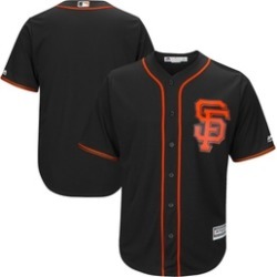 Mens Giants Black Alternate 2017 CoolBase Team Jersey