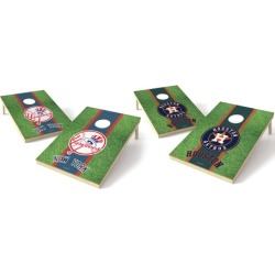 Wild Sales MLB Cornhole Tailgate Toss Game Set (10-Piece)