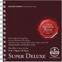Bee Paper B808S60-606 6 x 6 in. Super Deluxe Paper Pad