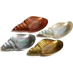 Iridescent Conch Shell Tray