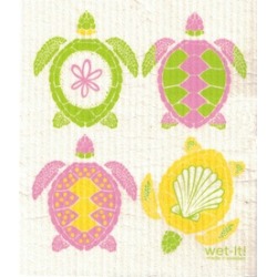 Swedish Treasures Wet-Its Multiple Turtles Kitchen or Bathroom Biodegradable Was