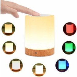 Night Light, Bedside Table Lamps for Bedrooms, LED Rechargeable
