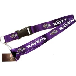 Sports Team Logo NFL Clip Lanyard Keychain Id Ticket Holder