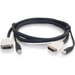 Cables To Go 14177 6ft DVI Dual Link-USB 2.0 KVM Cable