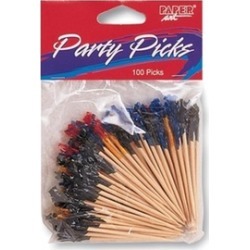 Paper Art 01-743 Party Picks 2-1/2" 100/Pkg