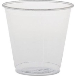 Solo Cups SCCTK35 3.5 oz Polystyrene Plastic Sampling Cups Clear