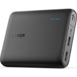 Compact 13000mAh 2-Port Ultra-Portable Phone Charger Power Bank