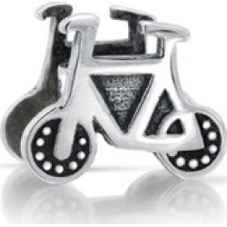 Bling Jewelry Antique Styled 925 Silver Bicycle Bead Bike Charm
