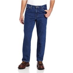 Dickies 40 34 Mens Relaxed Fit 5 Pocket Jean, Stonewashed Indigo Blue