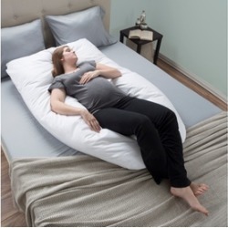 Pregnancy Pillow Full Body Maternity Pillow w/ Contoured U-Shape by Lavish Home