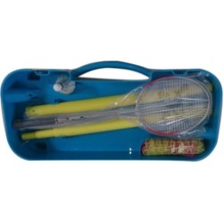 Sports Games Net 2 Rackets Recreational Badminton Portable Set