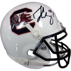 Autographed Jadeveon Clowney South Carolina Gamecocks Mini Helmet