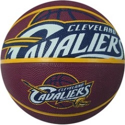 Spalding NBA Courtside Cleveland Cavaliiers Rubber Basketball (29.5")