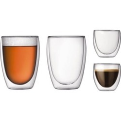 Double Wall Drinking Glasses (250ml & 450ml)
