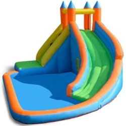 Inflatable Water Slide Mighty Bounce House W/ 950W Blower
