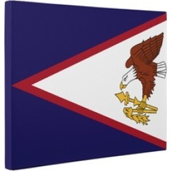 American Samoa Flag CANVAS Wall Art Home Décor