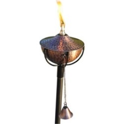 Starlite Garden and Patio Maui Grande Set of 2 Garden Torch - Hammered