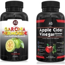 Garcinia Thermogenic and Apple Cider Vinegar Weight-Loss Supplements
