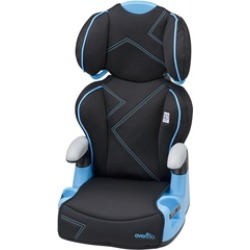 Evenflo AMP High Back Car Seat Booster, Blue Angles