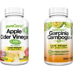 PureGenix Apple Cider Vinegar (100-Count) and Garcinia Cambogia (60-Count)