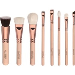8pcs Nylon Bristle Wooden Handle Makeup Brush Set