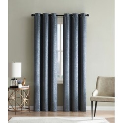 Jamie Embossed Blackout Window Curtain Panel Pair