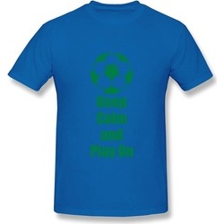 Coste WSB Keep Calm Play Soccer White Adult Tee