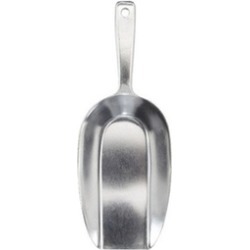 Harolds Kitchen HIC30250 9.5 x 3.5 in. Aluminum Kitchen Scoop