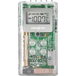 Pocket AM/FM Digital Radio (Clear)