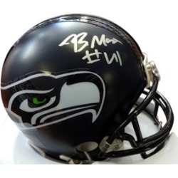 Autographed Byron Maxwell Seattle Seahawks Mini Helmet