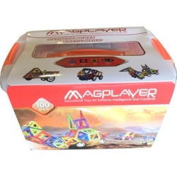 Intelligent Magnetic Construction Set Magplayer blocks toys 100 pcs : image Intelligent Magnetic Construction Set Magplayer blocks toys 100 pcs