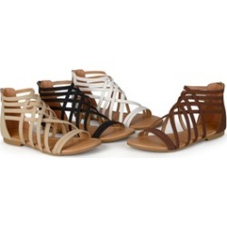 Journee Collection Womens Flat Gladiator Sandals