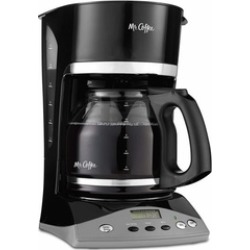 Mr. Coffee Simple Brew 12-Cup Programmable Coffee Maker, Black