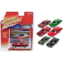Johnny Lightning JLMC002-A 1 by 64 Scale Diecast Muscle Cars USA Model Cars Set
