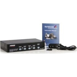 Startech SV431DVIUAHR 4 Port USB KVM Switch w Audio