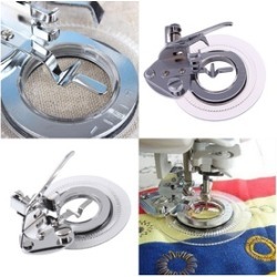 Multifunctional Flower Stitch Circles Embroidery Presser Foot for Sewing Machine