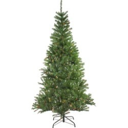 7' Pre-Lit Vail Spruce Medium Artificial Christmas Tree - Multi Lights